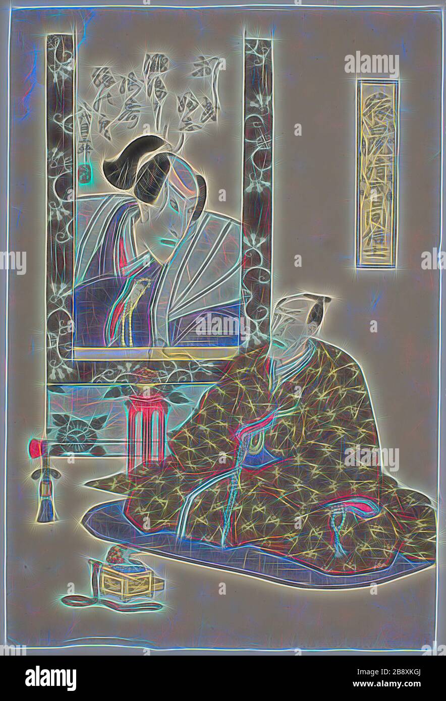 Memorial Portrait Ichikawa Ebizo V Danjuro Vii Looking Up At A