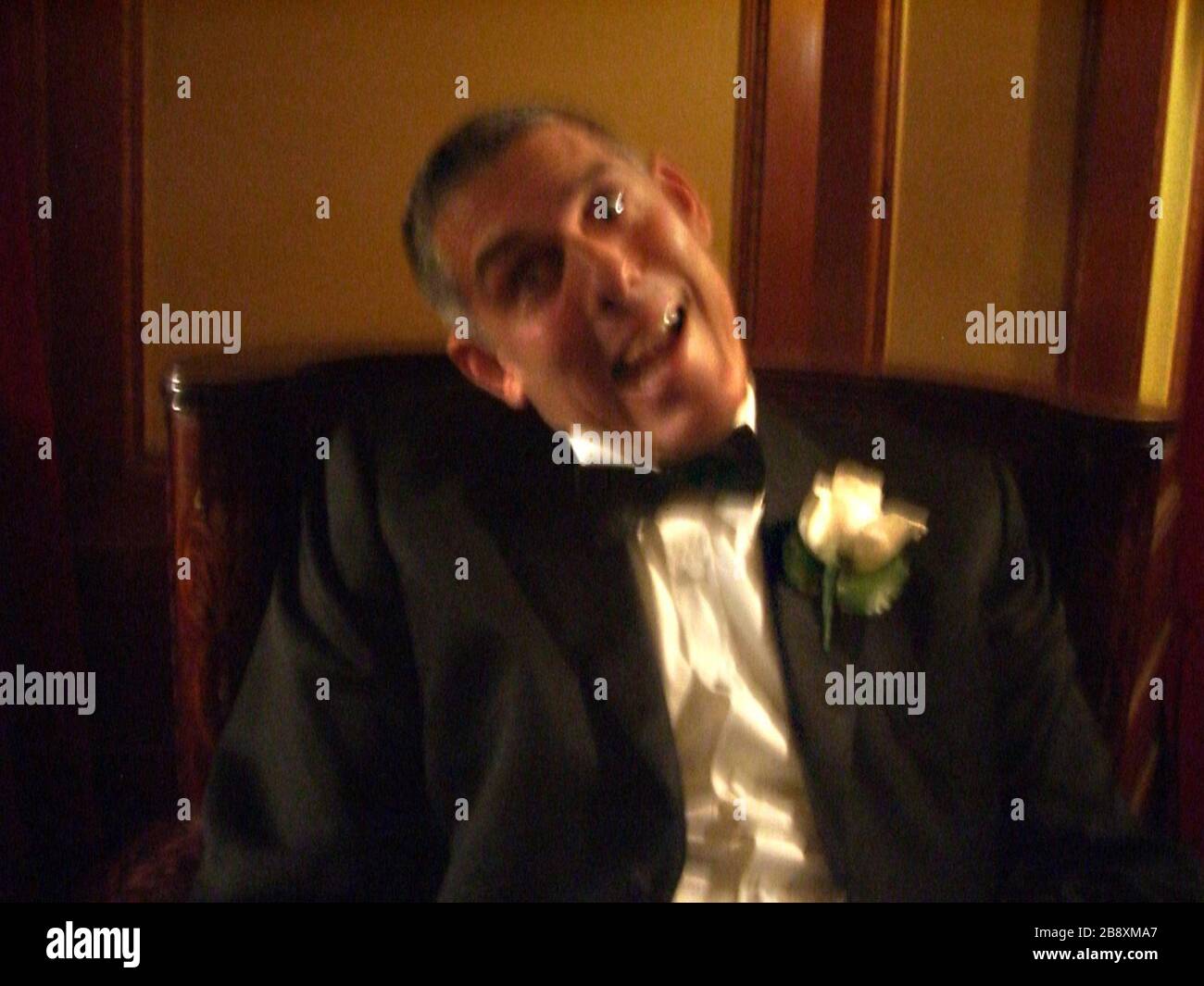 'English: Lyor Cohen hamming it up at a wedding. Pasadena, CA 01/15/2006 Artfully taken by me. From my personal photo collection.; 11 May 2007 (original upload date); Transferred from en.wikipedia to Commons.; Arctic Monkies at English Wikipedia; ' Stock Photo