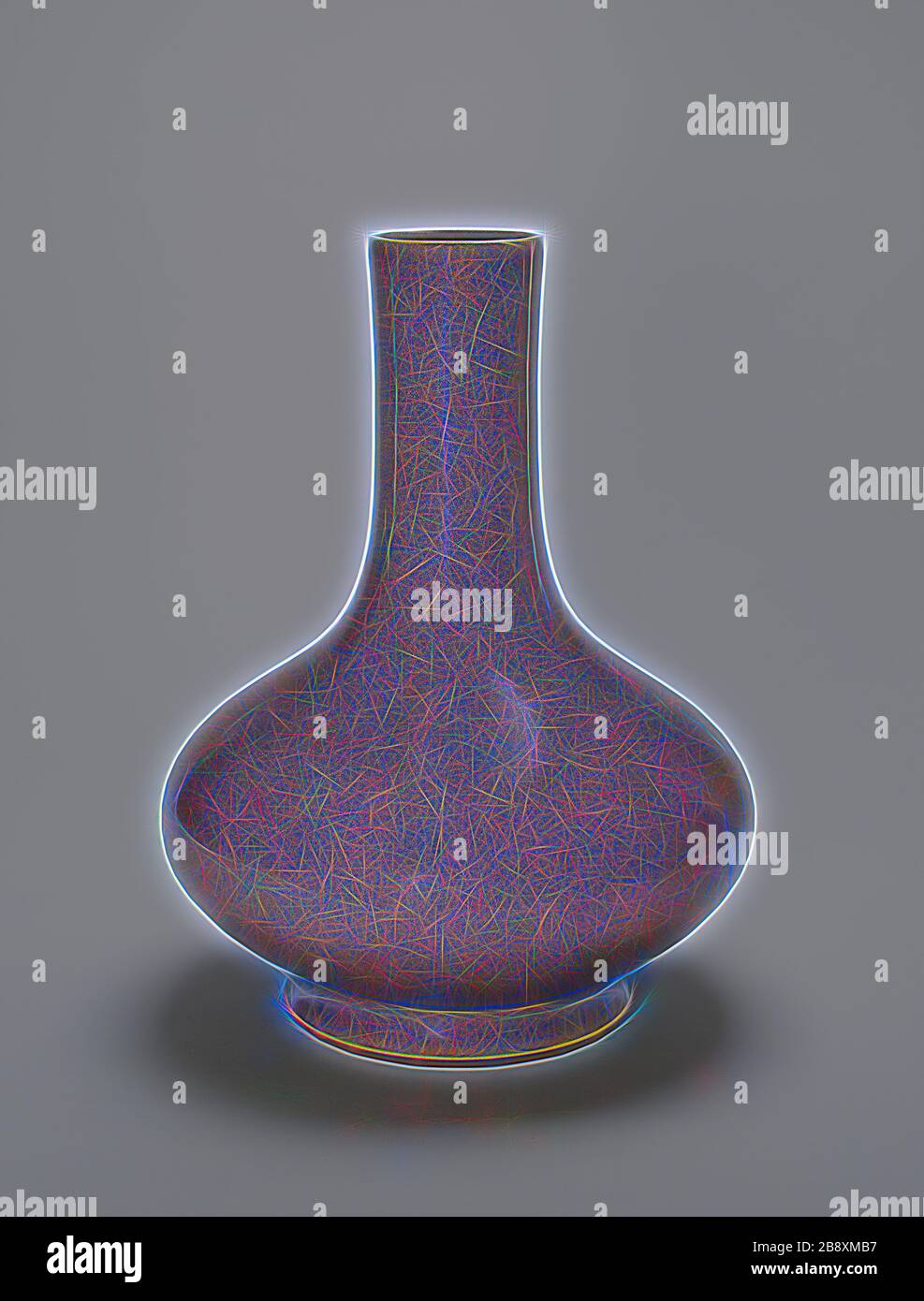 BottleShaped Vase, Qing dynasty (16441911), Qianlong reign mark and