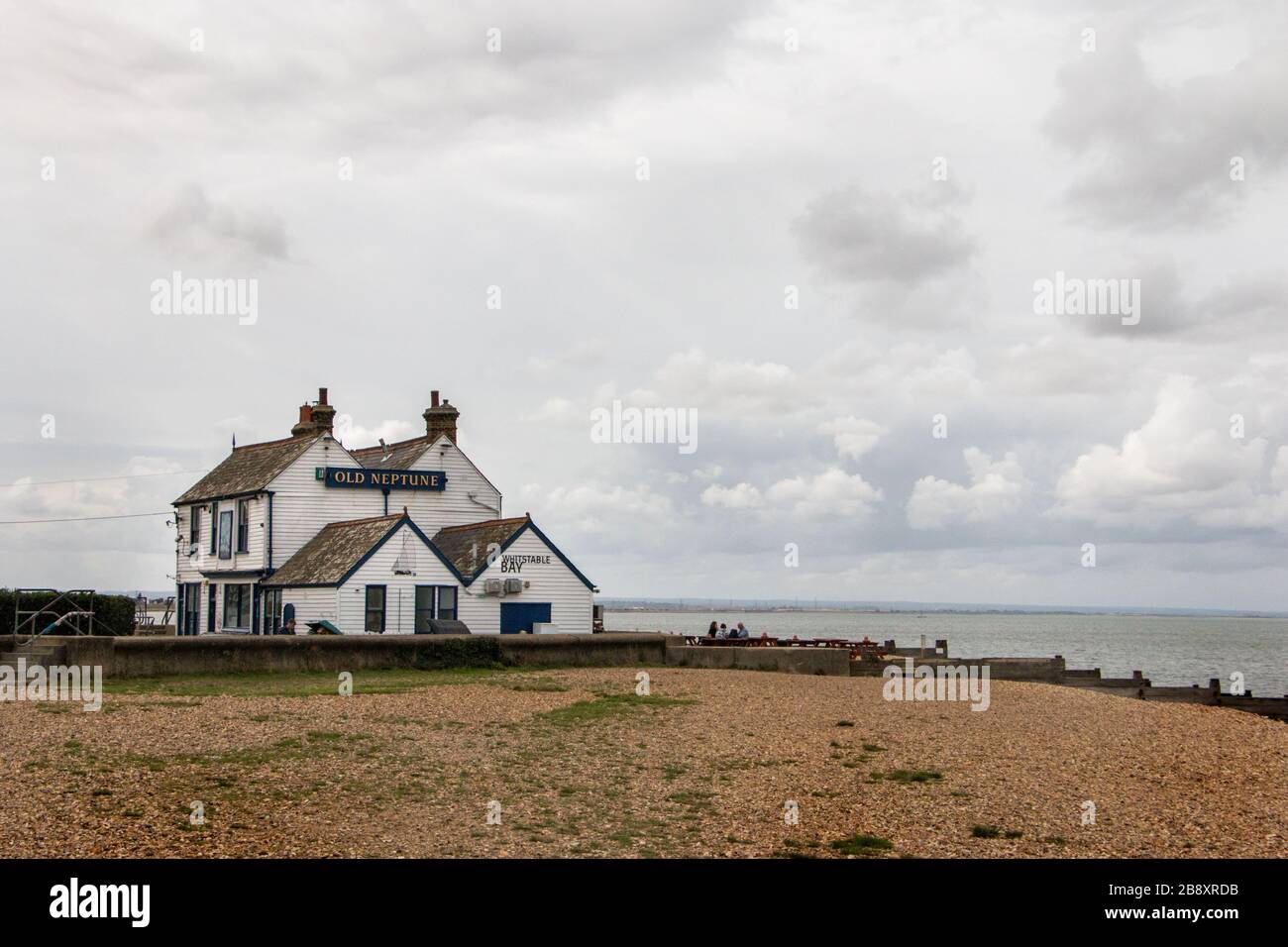 The Old Neptune, Whitstable Bay, Kent UK Stock Photo