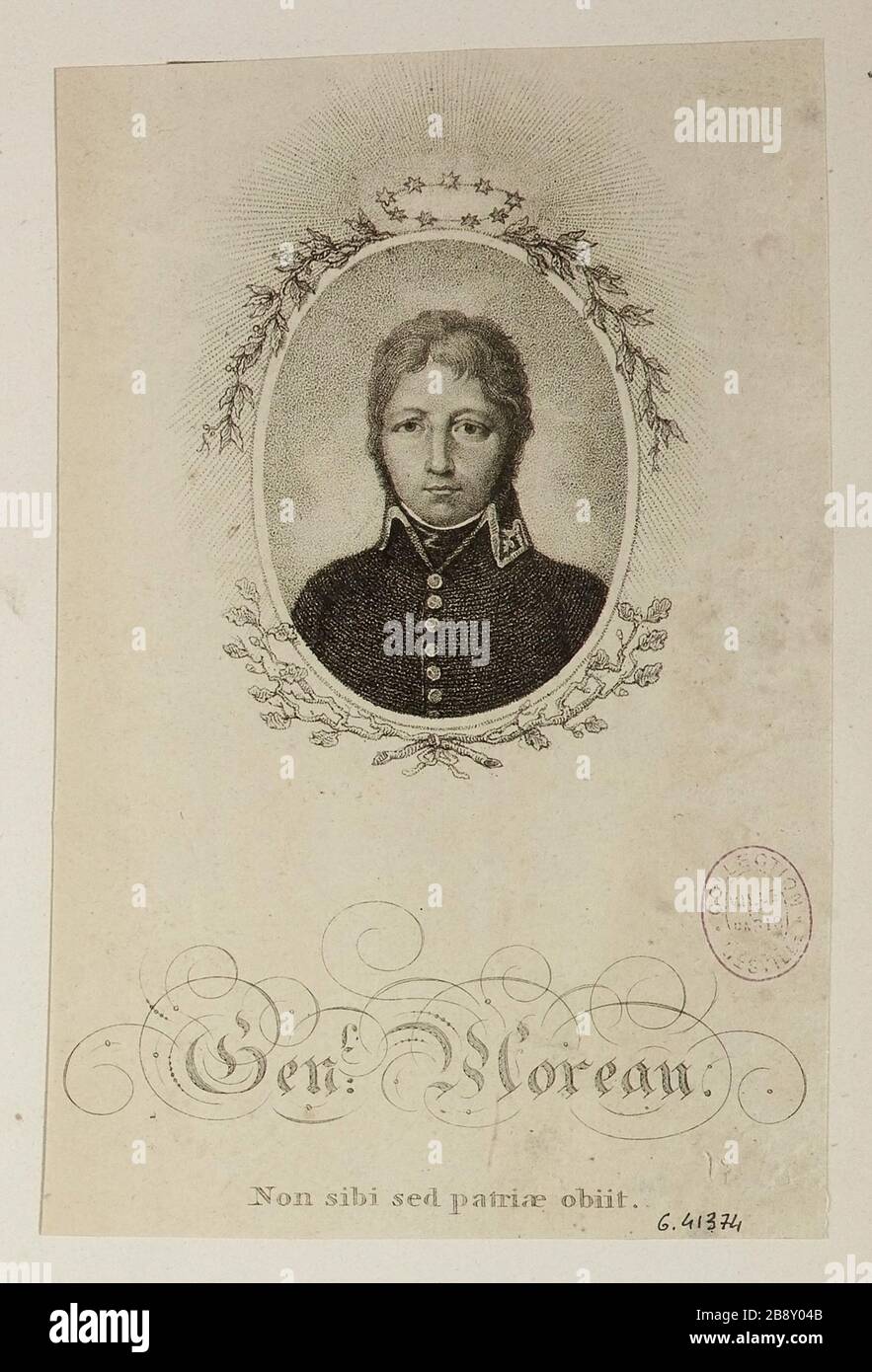 Genl Moreau / Not for himself but for his country, died Stock Photo