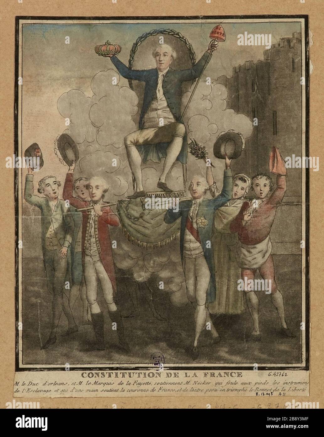 Constitution of France. Stock Photo