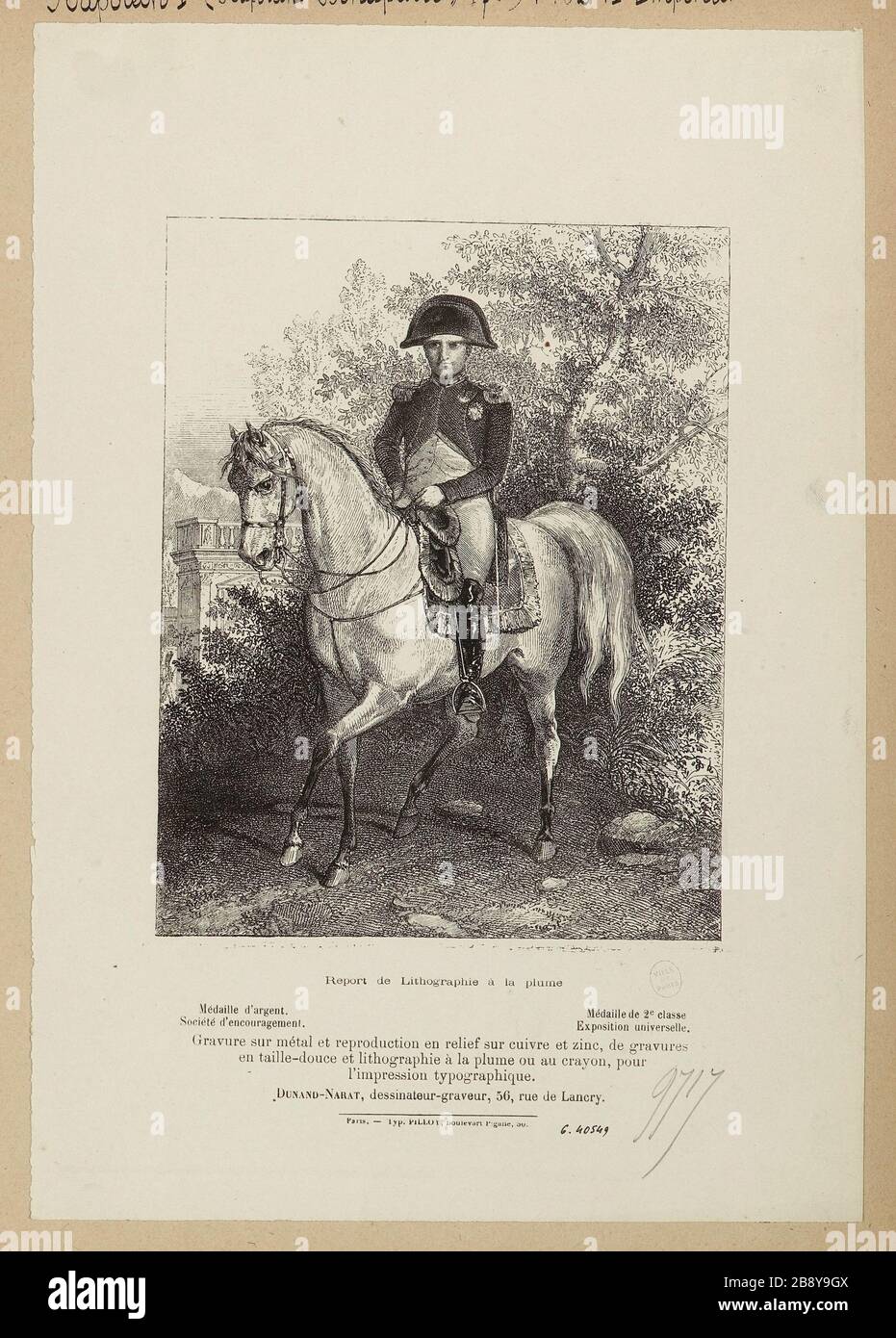 Napoleon on his horse hi-res stock photography and images - Alamy