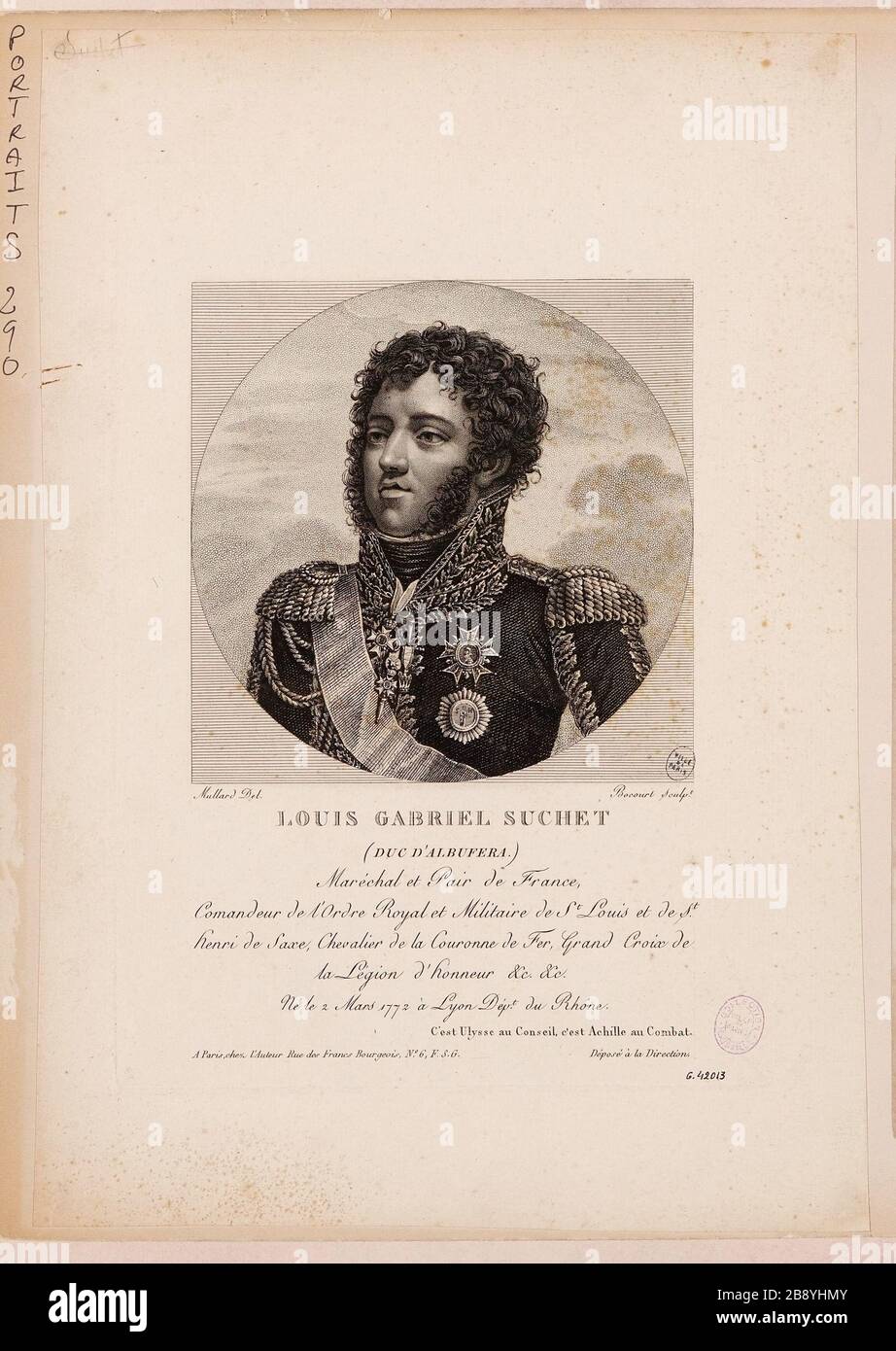 Louis Gabriel Suchet / (Duc Albufera) [...] Stock Photo Alamy