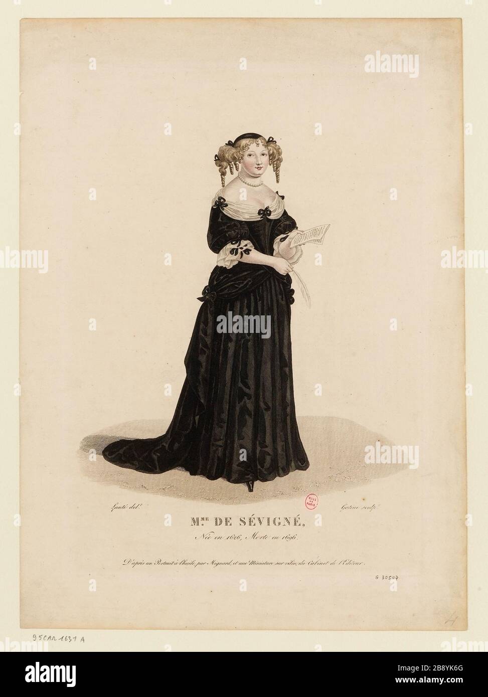 Madame de Sevigne. Stock Photo