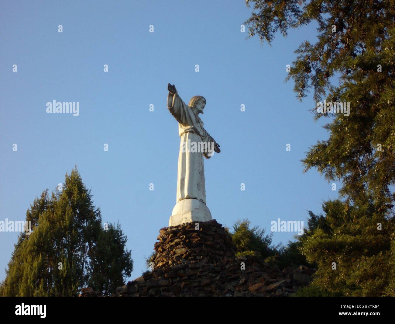 English Statue Of Jesus At Mirando Do Corvo 29 August 2010 According To Exif Data Transferred From En Wikipedia To Commons Using For The Common Good User Tffff Stock Photo Alamy