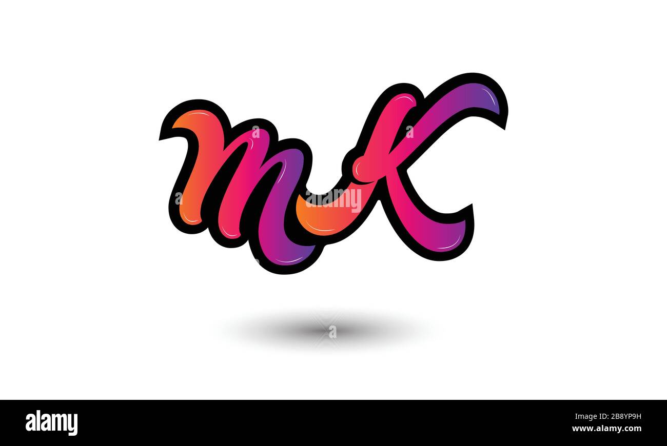 Letter mk hi-res stock photography and images - Alamy