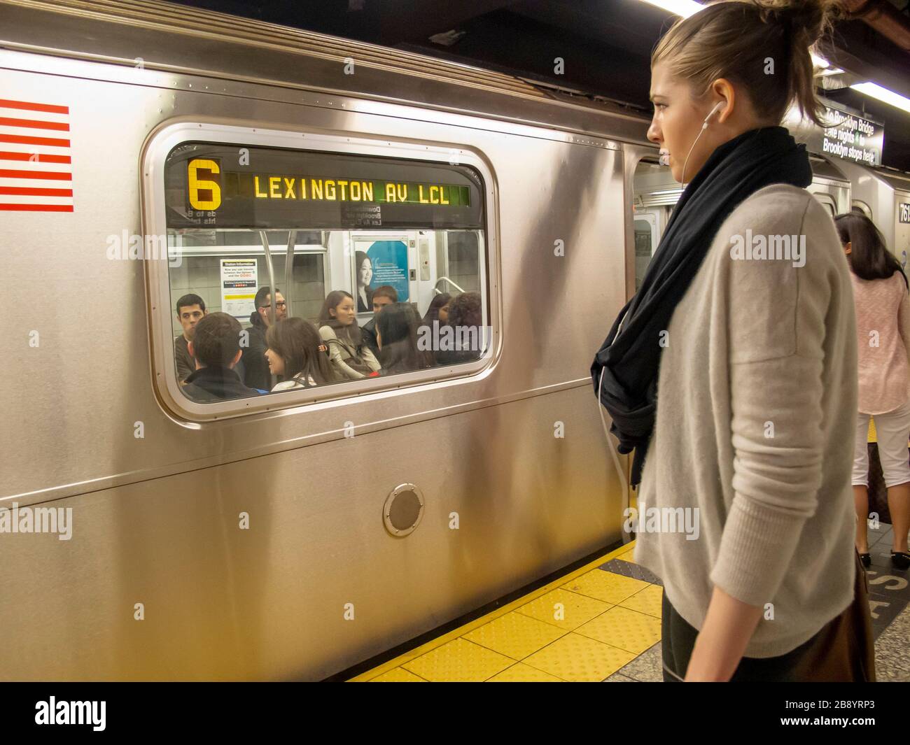 New York subway system Stock Photo Alamy