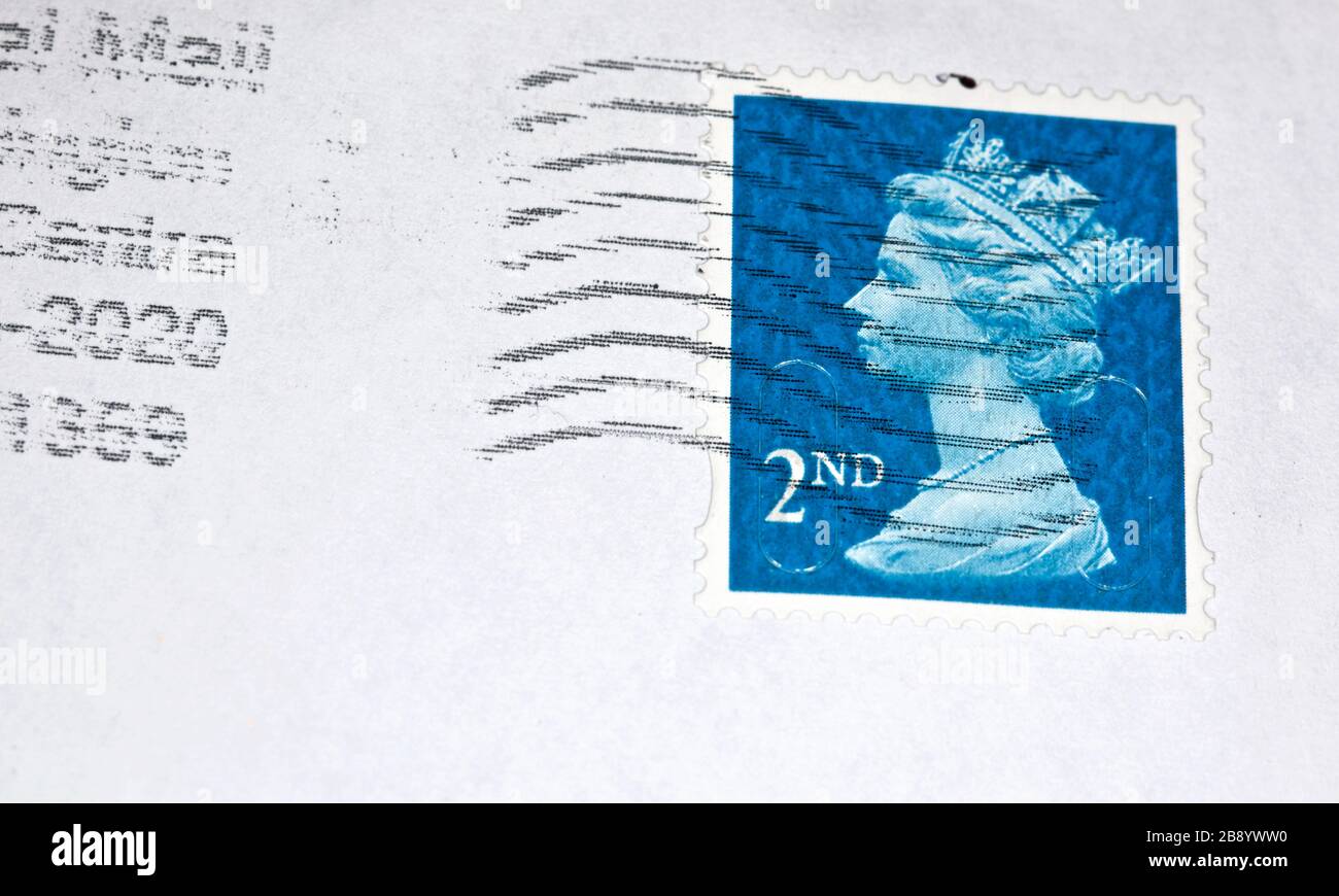 2nd Class Postage Stamp Stock Photos & 2nd Class Postage Stamp Stock