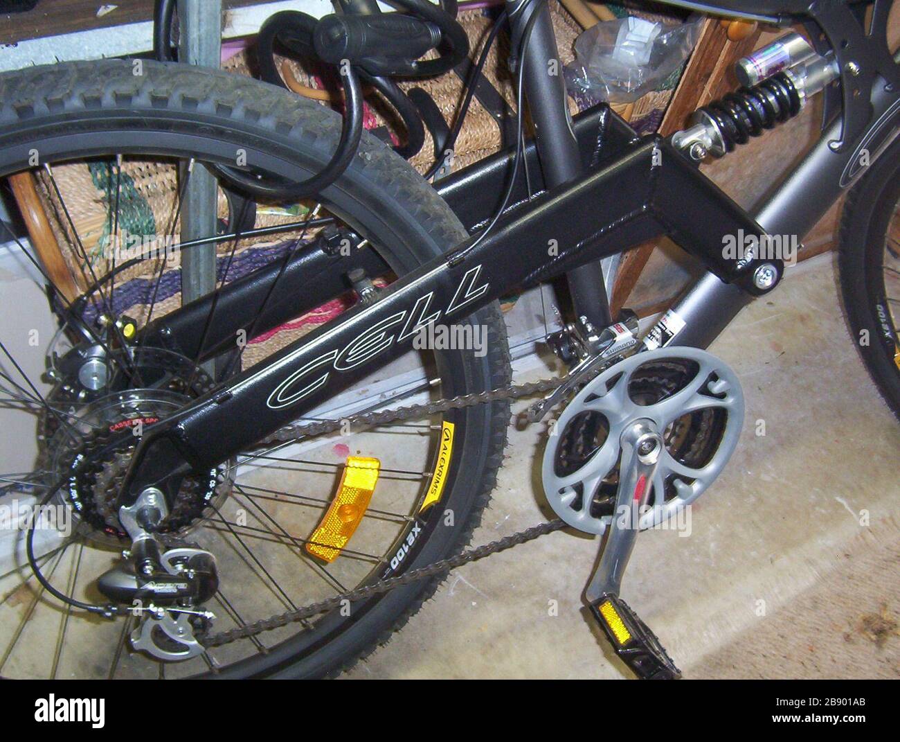 Mountain bike Shock absorber. Taken 