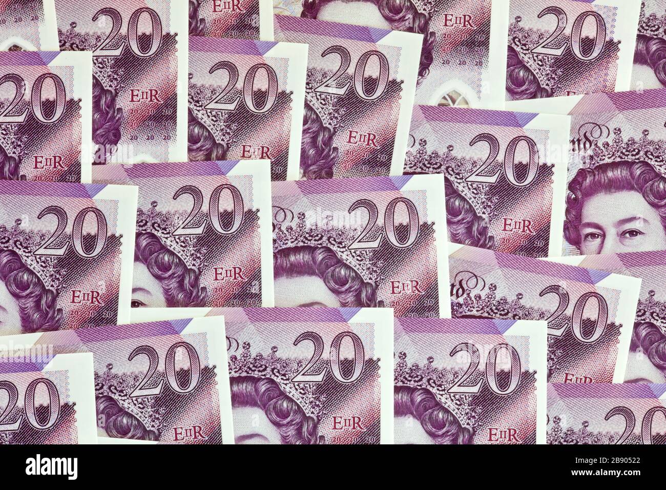 New 20 notes uk hi-res stock photography and images - Alamy