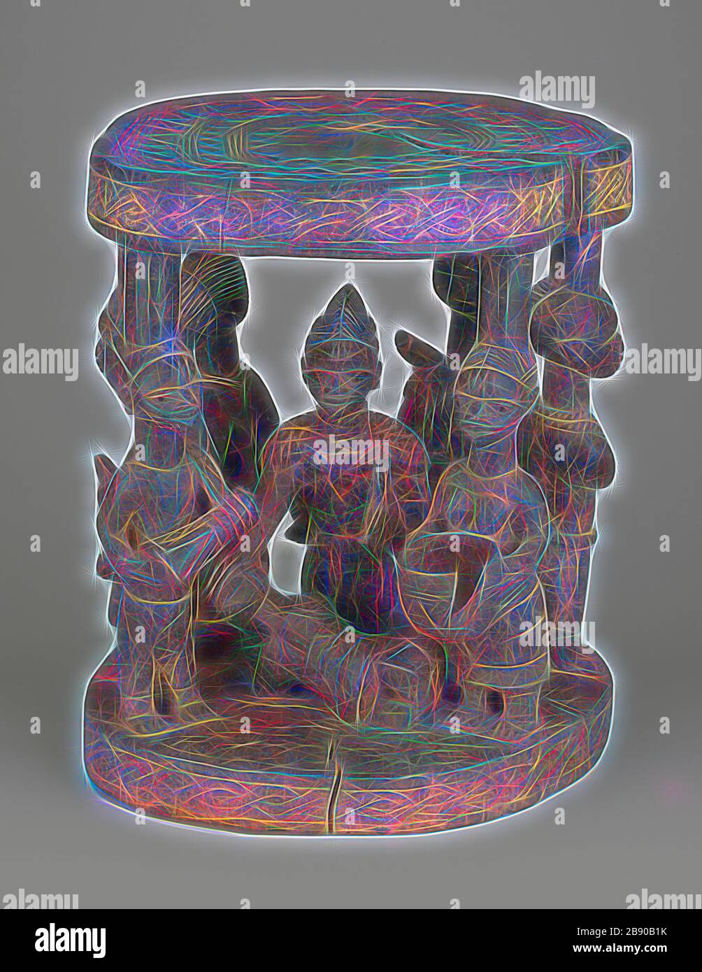 Altar Stool, Mid–/late 19th century, Attributed to an unidentified Ketu ...