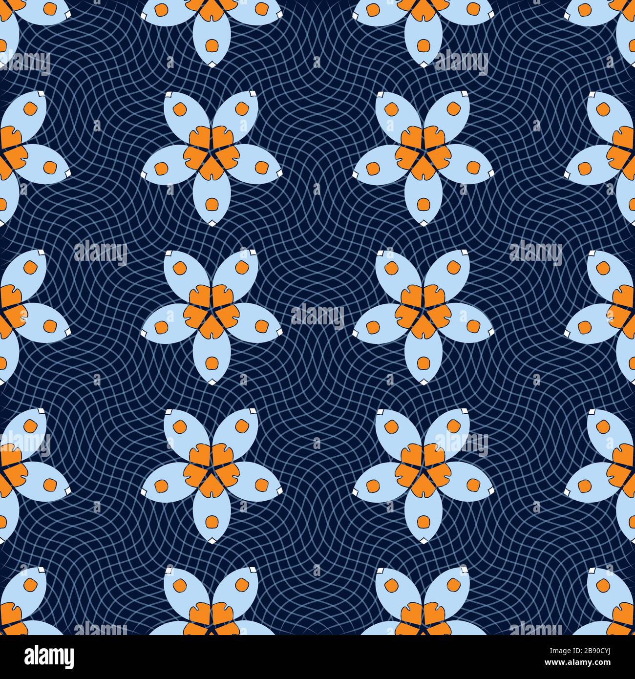 Seamless ornament pattern vector tile for multipurpose use in design ...