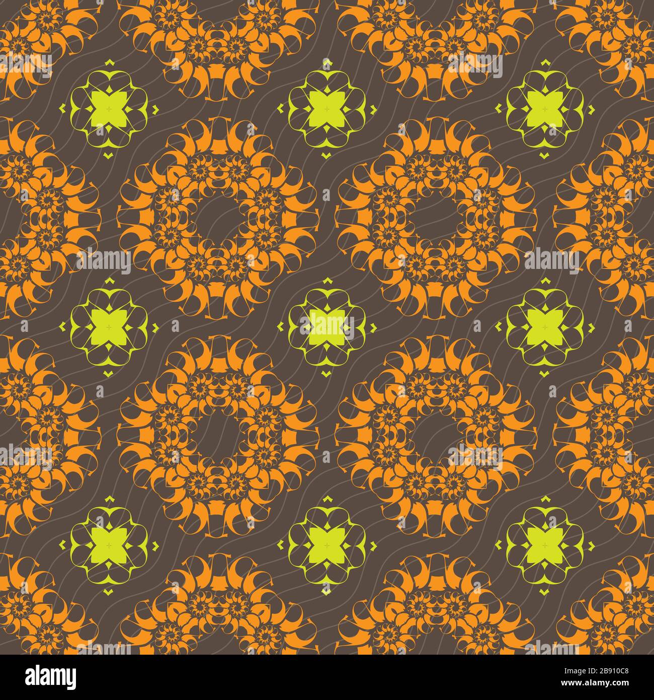 Seamless ornament pattern vector tile for multipurpose use in design ...