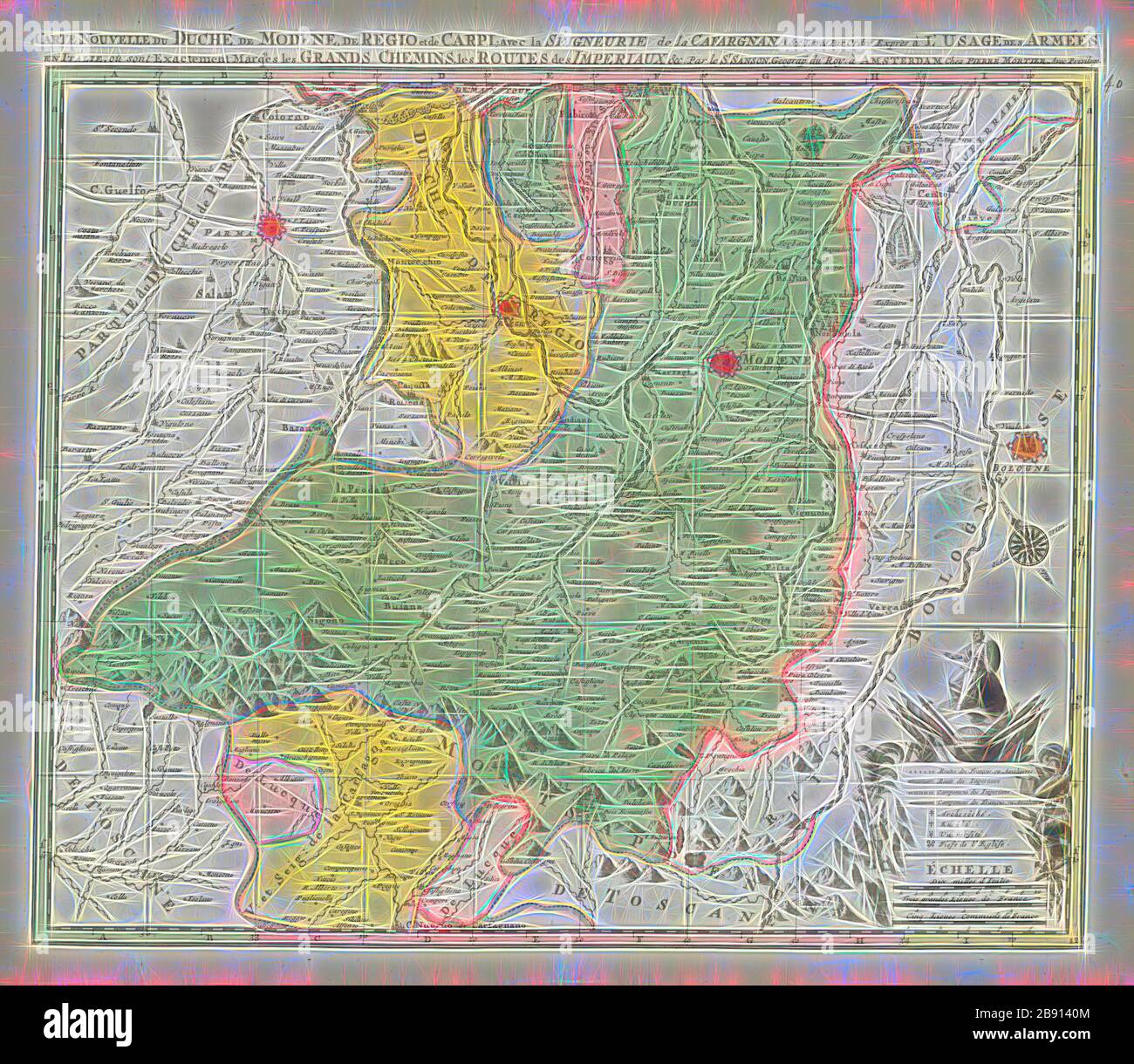 Carte Nouvelle Du Duche De Modene High Resolution Stock Photography And Images Alamy