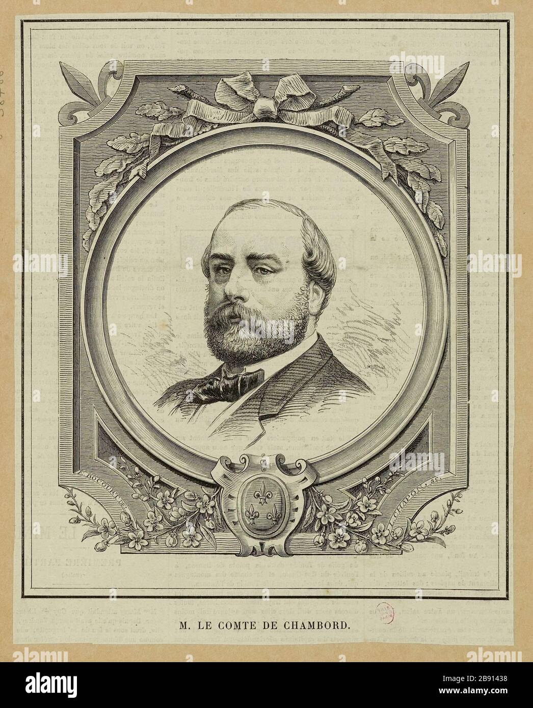 Mr. Le Comte de Chambord Stock Photo Alamy