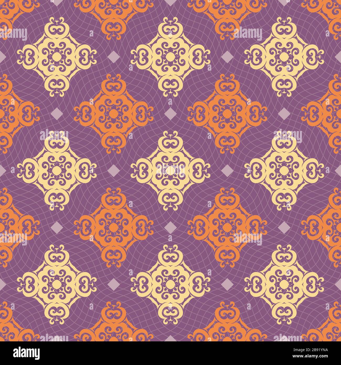 Seamless ornament pattern vector tile for multipurpose use in design ...