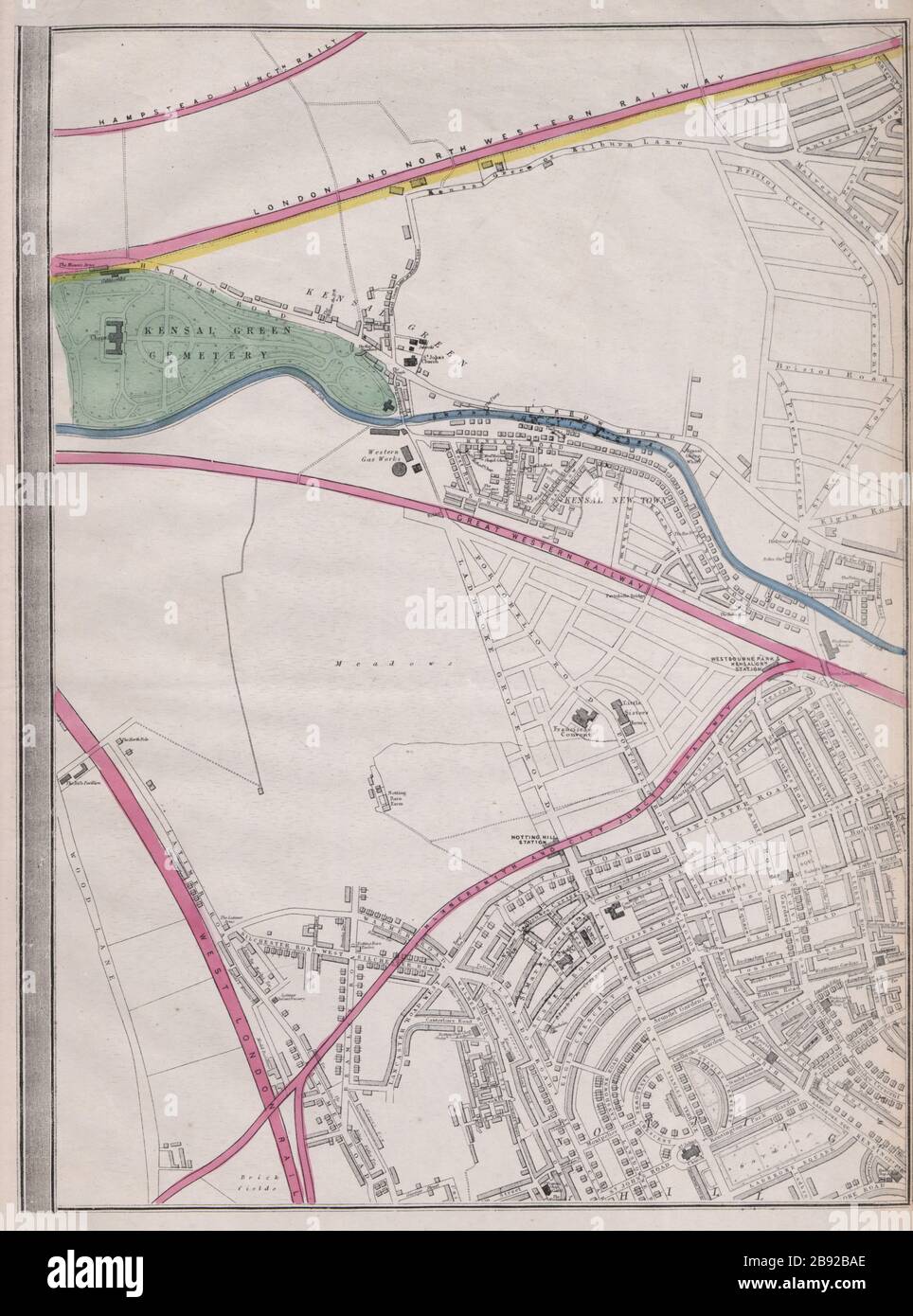 Holland park avenue ladbroke grove hires stock photography and images