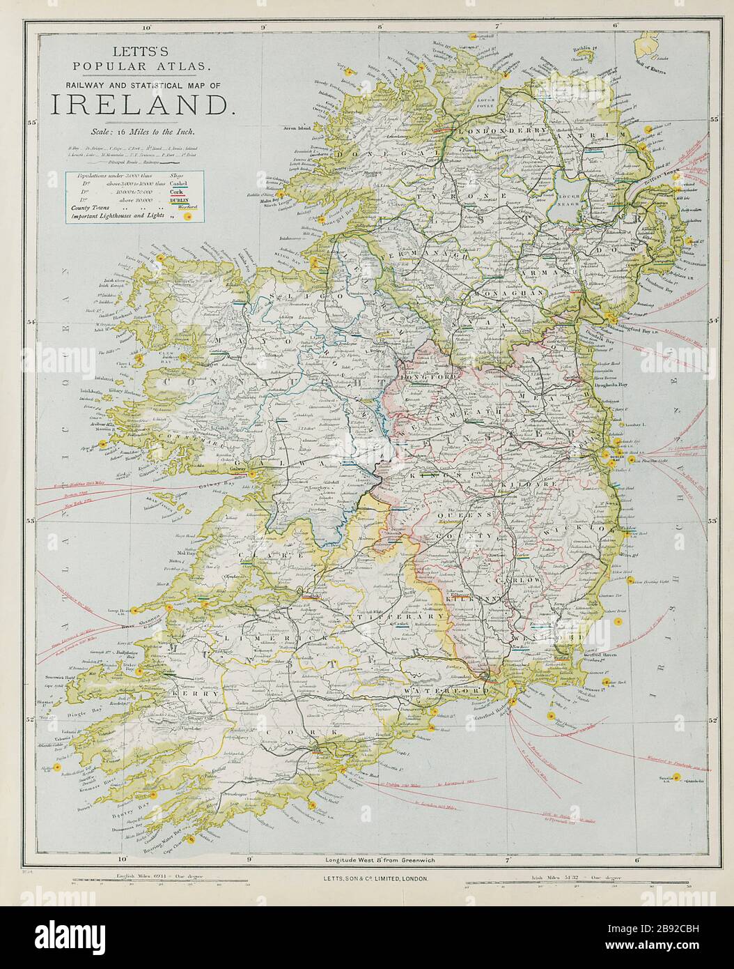 Antique county map BR DAVIES 1863 Railways MIDDLESEX /& LONDON PARISHES