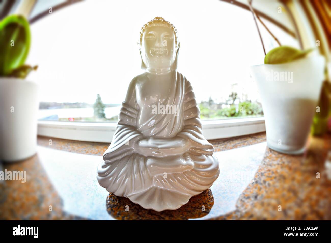 Buddha's figure, Buddha-Figur Stock Photo