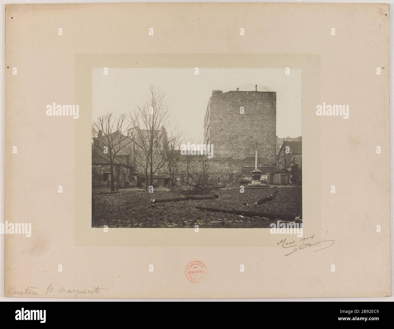 Cemetery SteMarguerite. Former SainteMarguerite cemetery in March