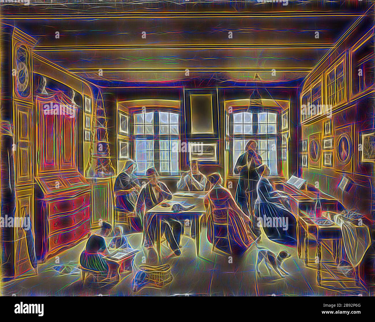 Basel Family Concert 1849 Oil On Canvas 61 5 X 77 Cm Signed Lower Left S Guzwiller Sic Sebastian Gutzwiller Uffheim Elsass 1798 1872 Basel Reimagined By Gibon Design Of Warm Cheerful Glowing Of Brightness