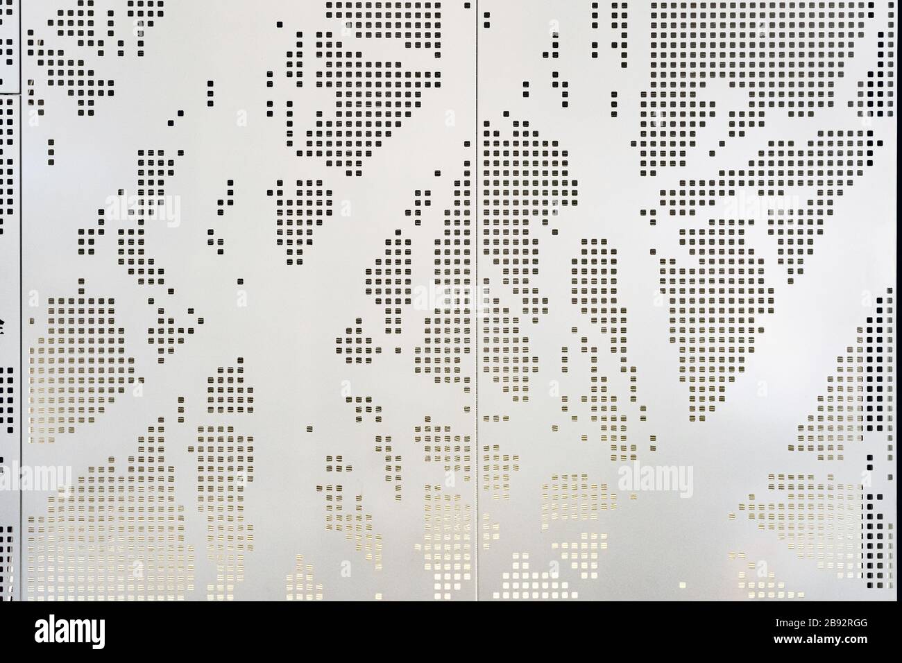 Perforated metal panel hi-res stock photography and images - Alamy