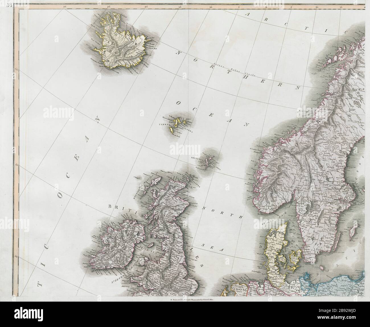 Nordic countries map hi-res stock photography and images - Alamy