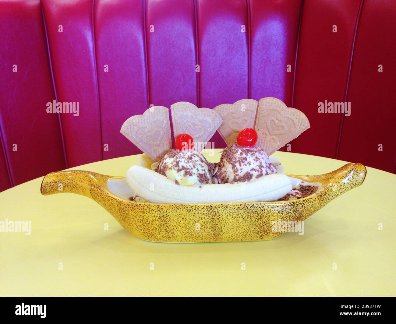 Ice cream from the Harbour Bar Ice Cream Parlour, Scarborough, UK Stock