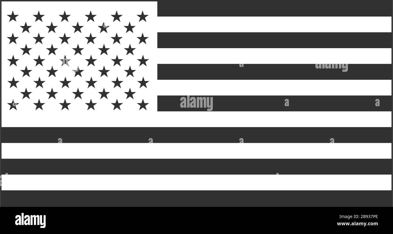 American Flag Background Black And White