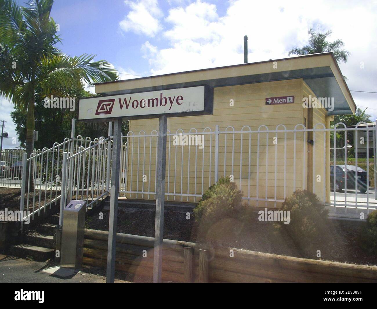 'English: QR Woombye Station, taken aboard SMU 225 on  20/10/06 by Qld matt 09:43, 21 October 2006 (UTC); 21 October 2006 (original upload date); Transferred from en.wikipedia to Commons by Mangostar using CommonsHelper.; Qld matt at English Wikipedia; ' Stock Photo