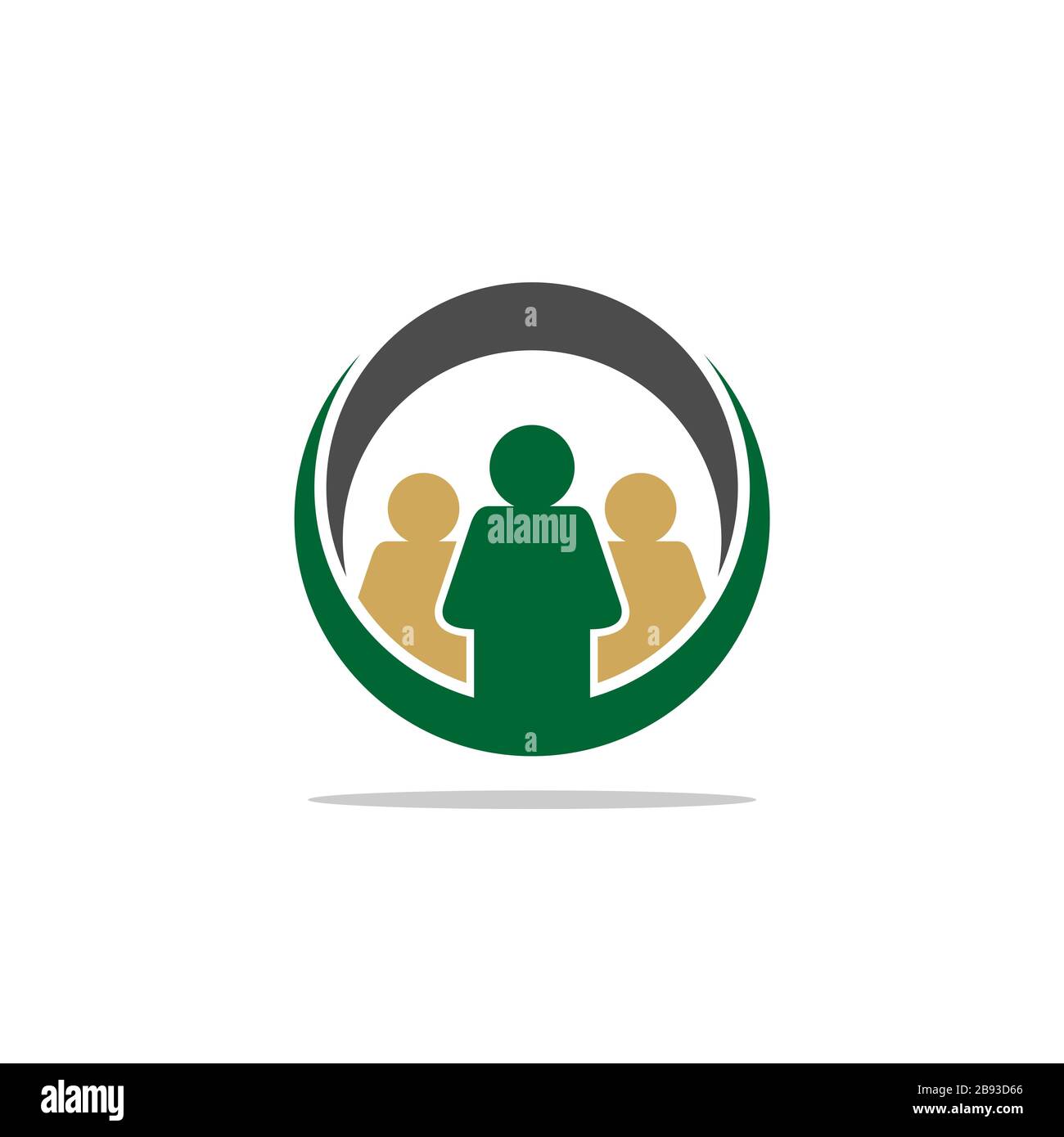 Human Shape Circle Logo Template Illustration Design. Vector EPS 10 ...