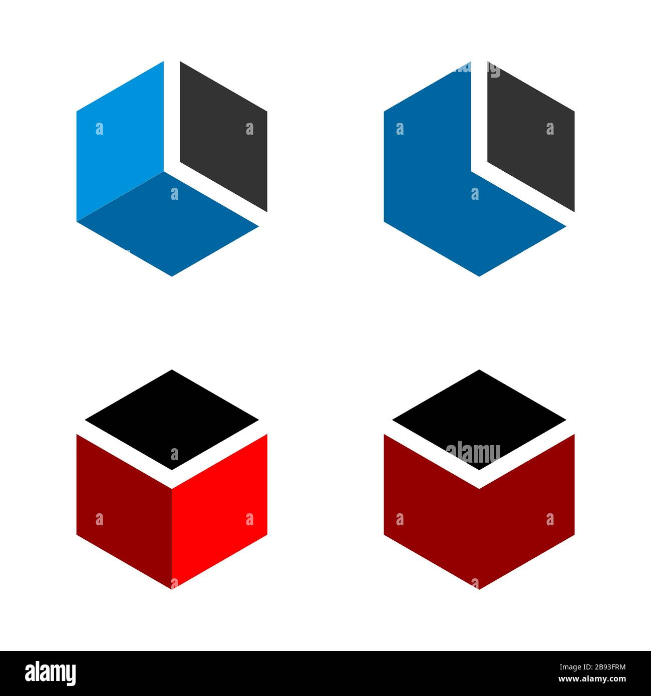 Hexagon Box Logo Template Illustration Design. Vector EPS 10 Stock ...