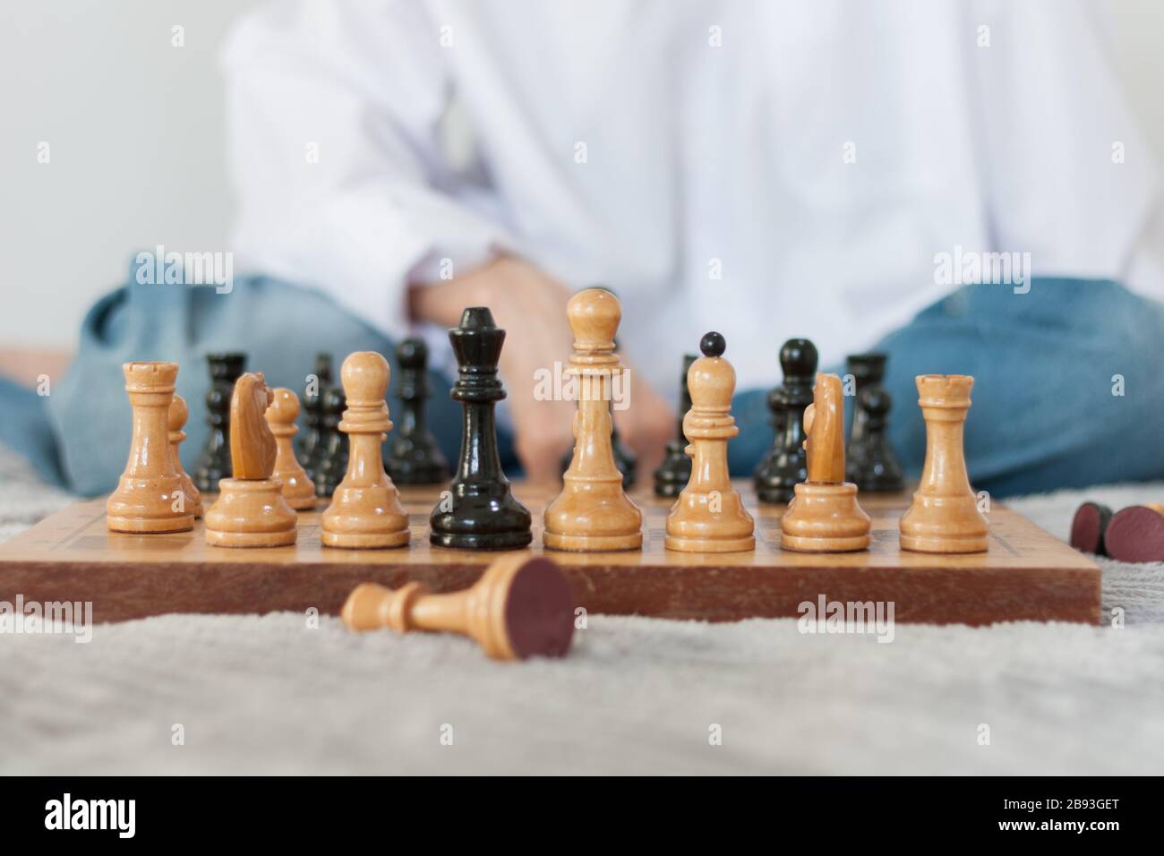 Chess Game in a Street Open Competition. Stock Image - Image of wood,  challenge: 279429957