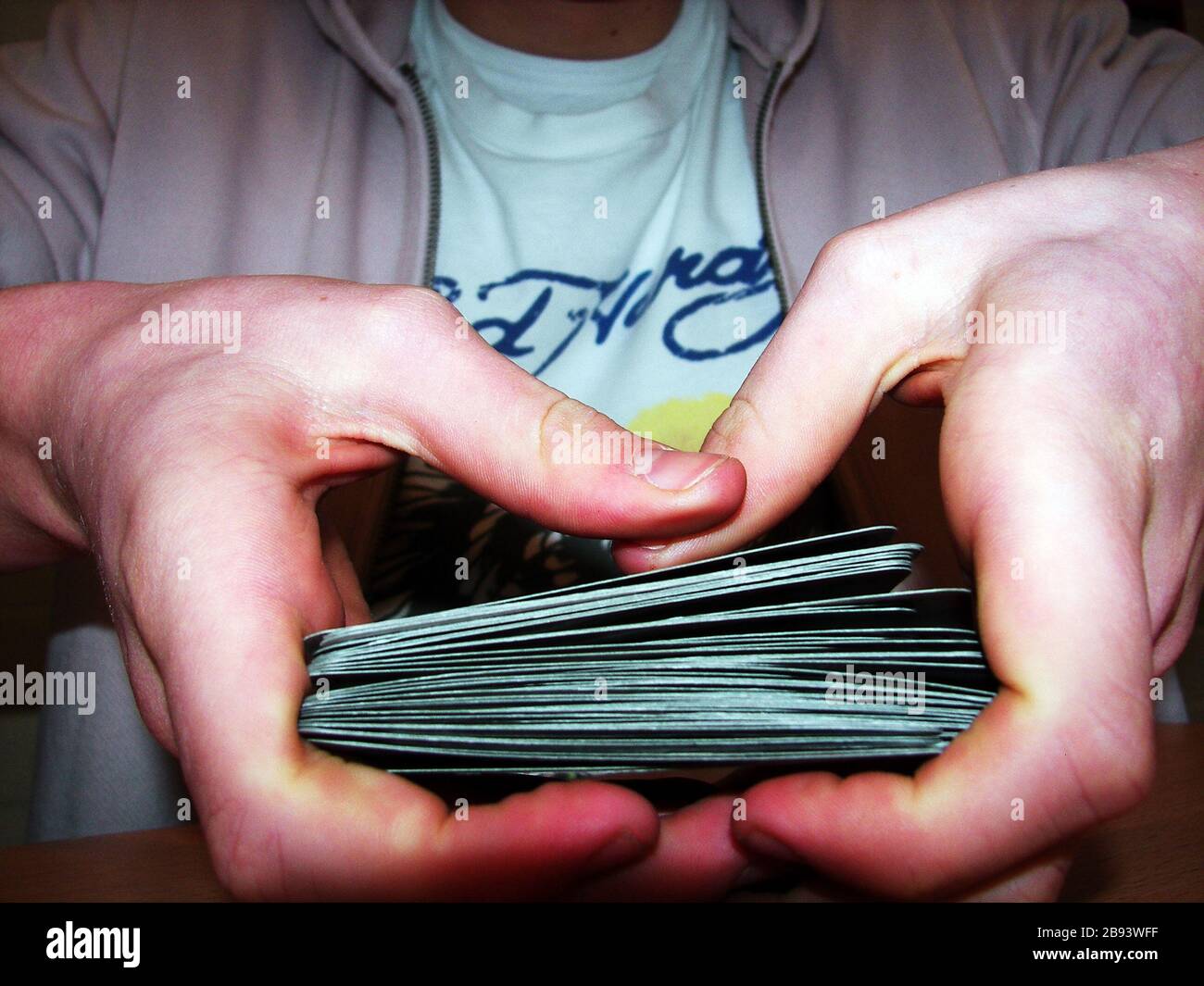 After a riffle shuffle hires stock photography and images Alamy