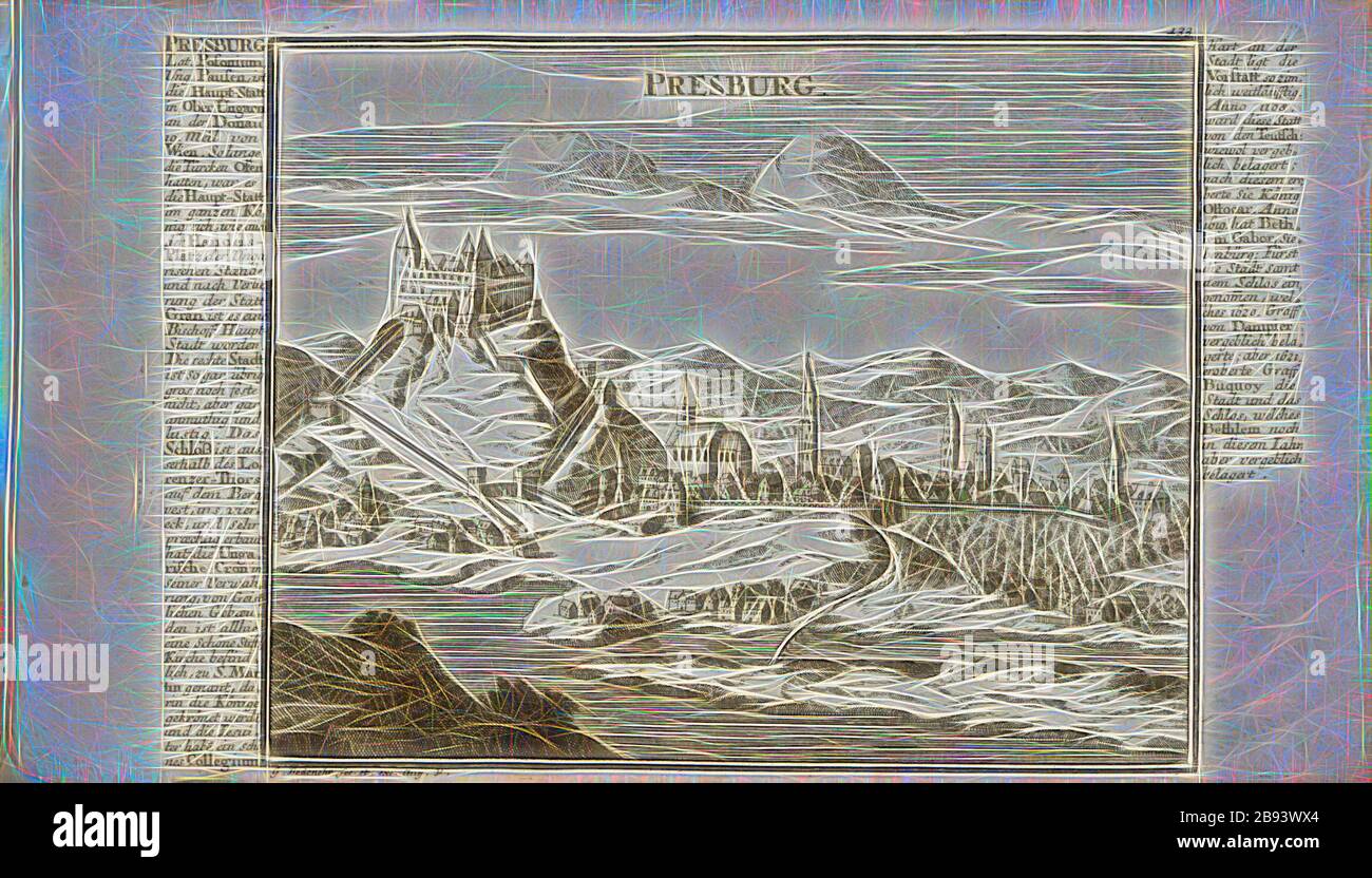 Presburg Bratislava Signed G Bodenehr Fec Et Exc A V Plate 133 After P 51 Bodenehr