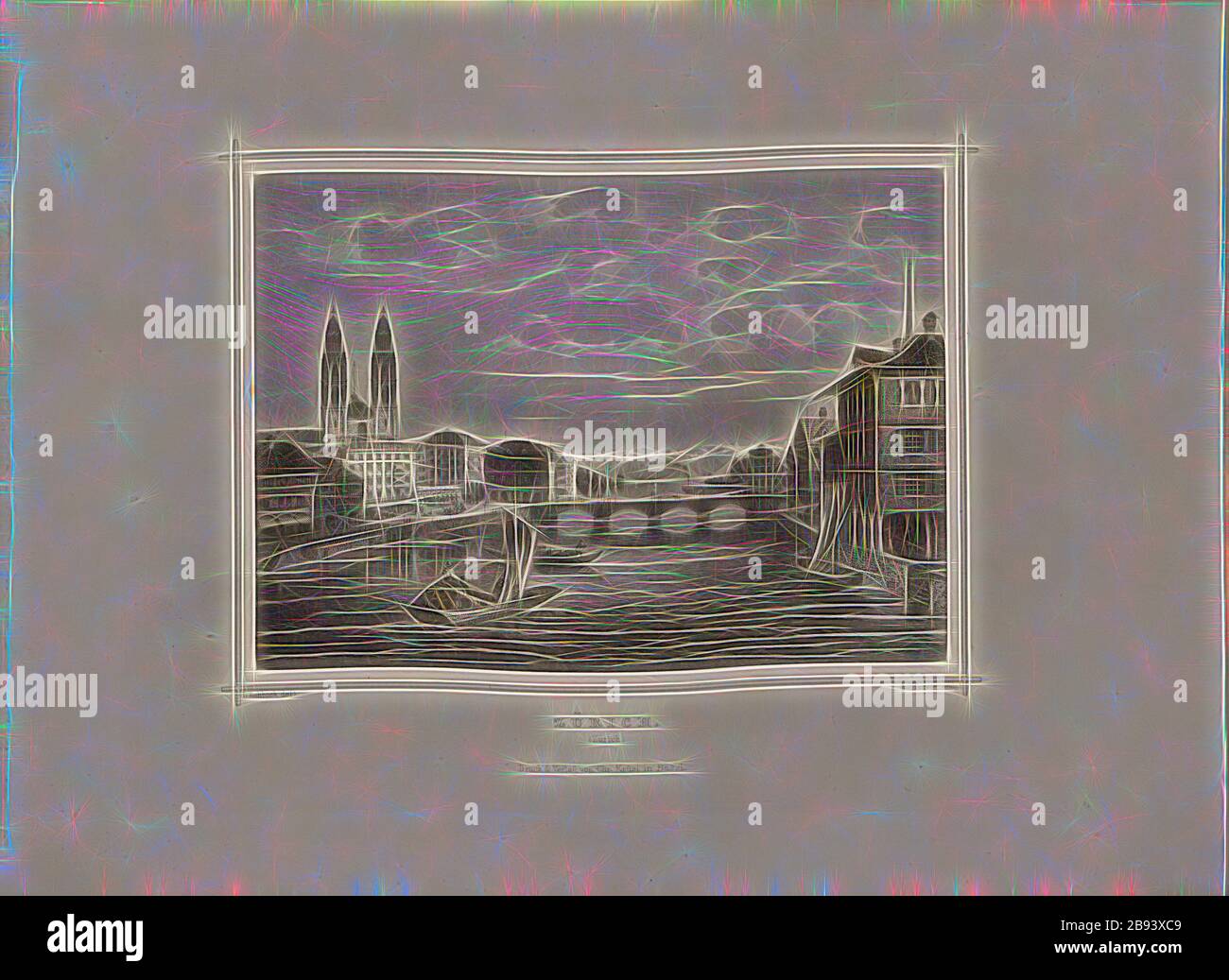 Zurich Zurich With Limmat And Grossmunster Signed L Rohbock Del A J Terwen Sculp Taf 16 P 37 Rohbock Ludwig Del Terwen Adrianus Jacobus Sculp 1870 Ludwig Rohbock Album Der Nord Und