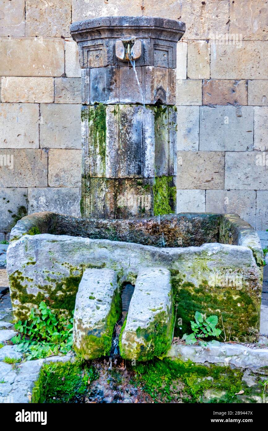 Fountain in Icherisheher, Baku, Azerbaijan Stock Photo