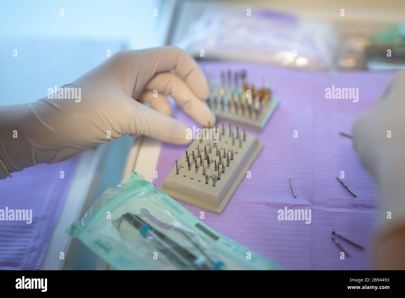 dental clinic office tools equipment Stock Photo Alamy