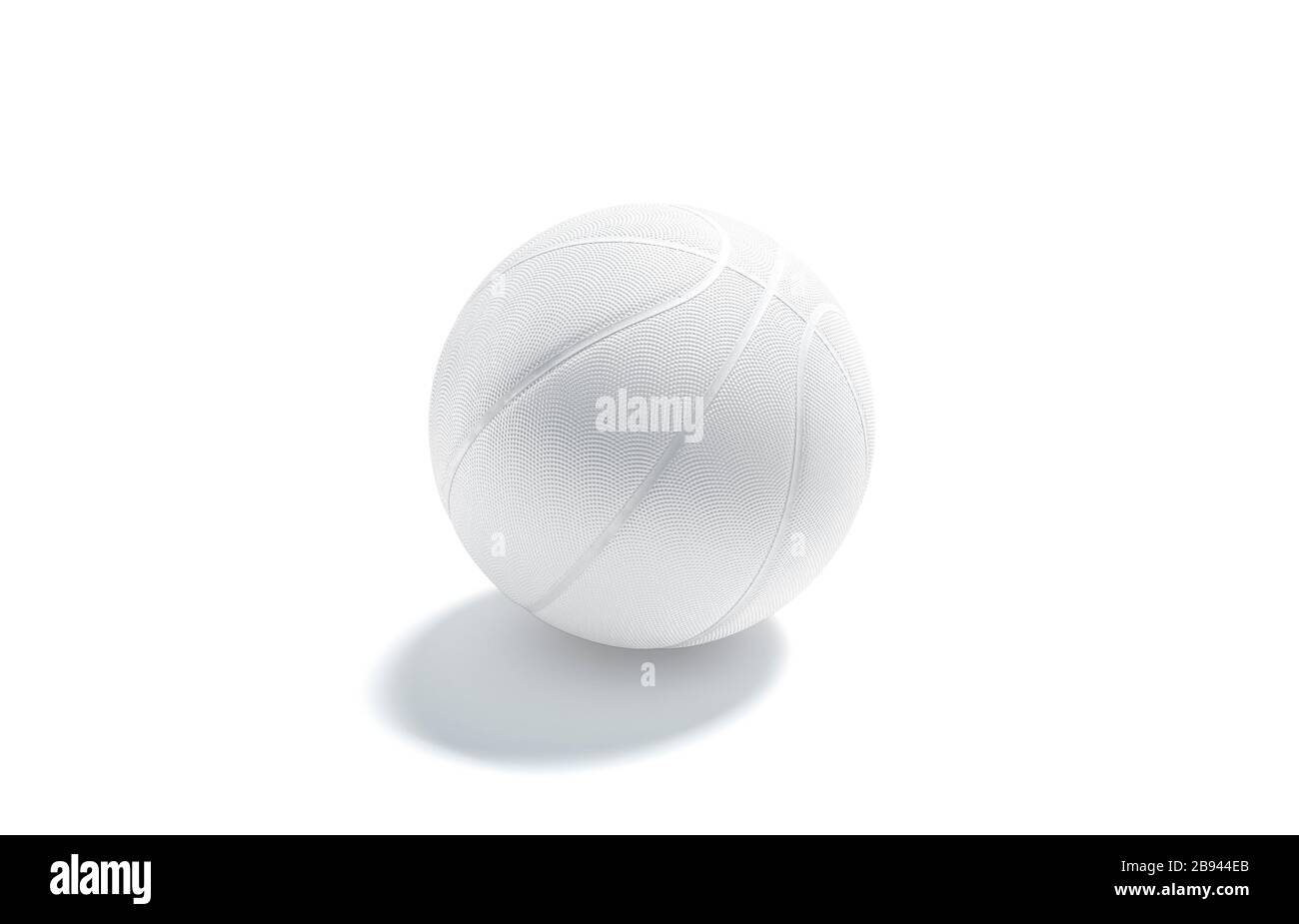 Download Blank White Rubber Basketball Ball Mockup Side View 3d Rendering Empty Basket Ball Sphere Dribbling Mock Up Isolated Clear Three Point Throw On S Stock Photo Alamy