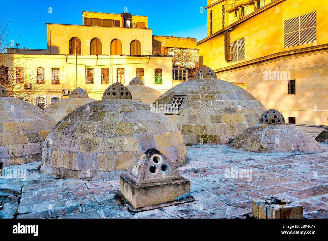 Gasim bey Bath, Baku, Azerbaijan Stock Photo