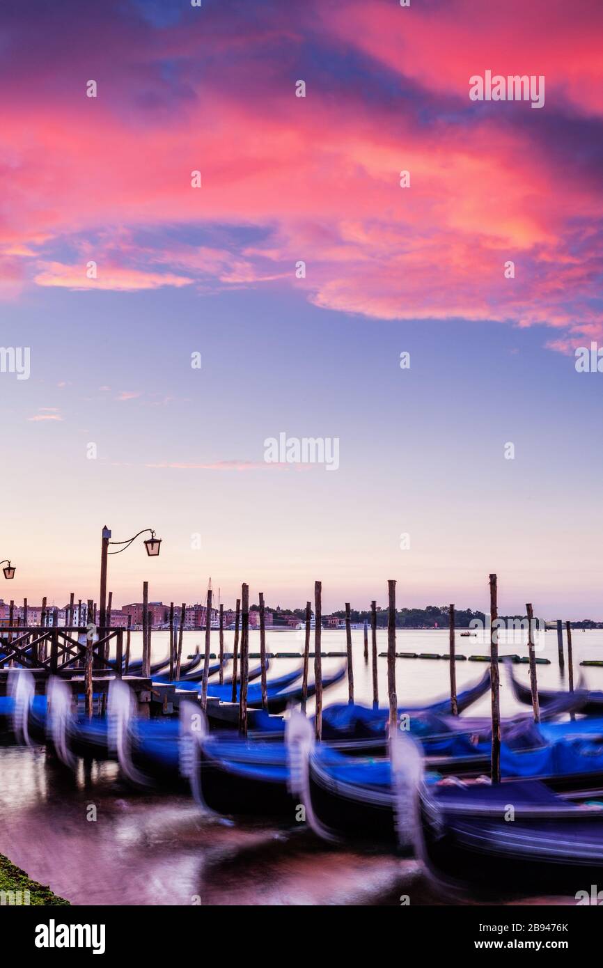 Dawn over Venice, Italy Stock Photo