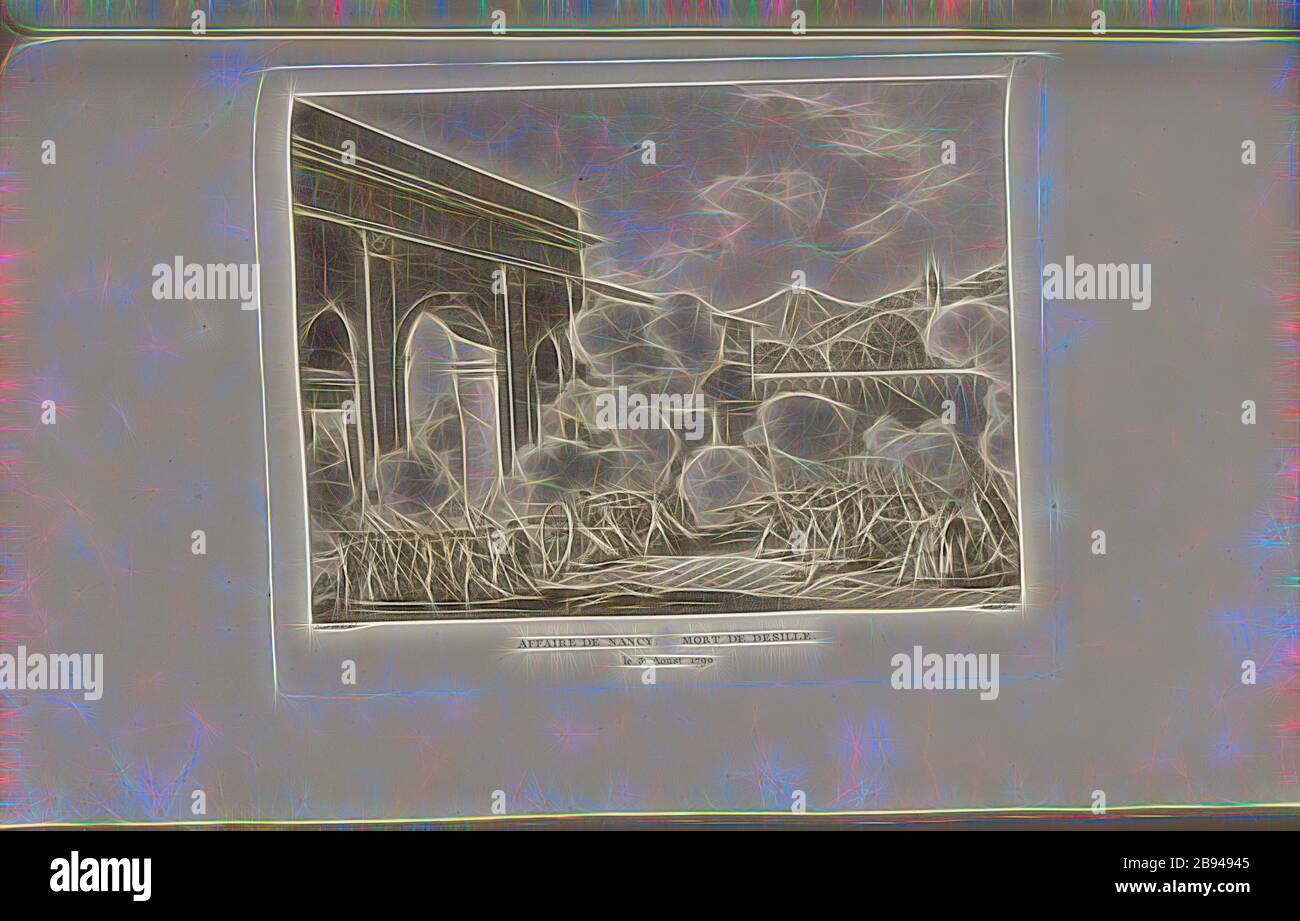 Case of Nancy, Death of Desille on August 31, 1790, Death of Désille at the  Nancy Affair on August 31, 1790, signed: Prieur inv. Et del, Berthault  sculp, Fig. 52, no. 42,