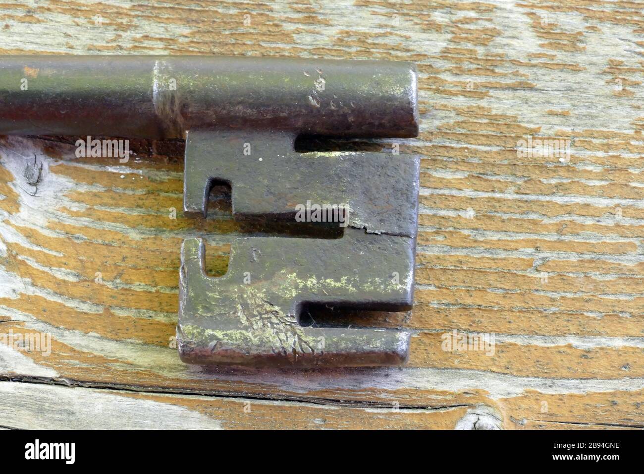 Old lock key Stock Photo Alamy