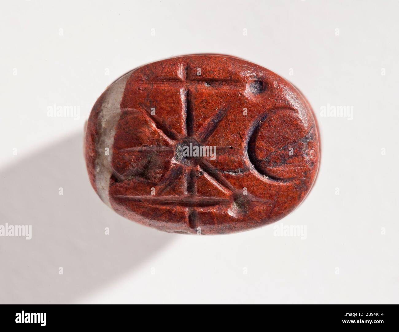 Stamp Seal, Hammer-Shaped; Tools and Equipment; seals Jasper breccia  Height: 7/8 in. (2.1 cm); Width: 1/2 in. (1.2 cm); Length: 5/8 in. (1.57  cm) Gift of Nasli M. Heeramaneck (M.76.174.575) Art of