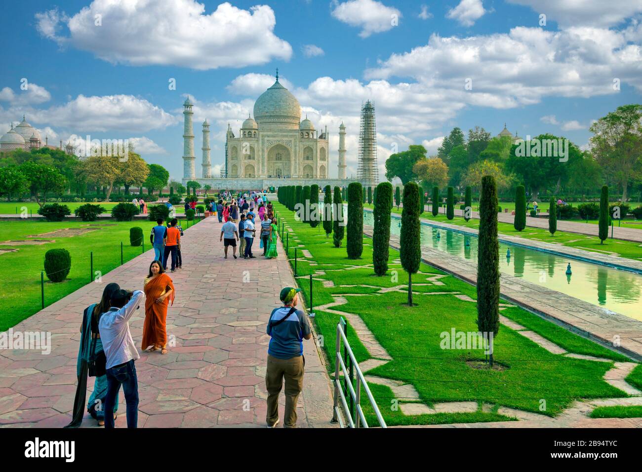 Taj Mahal in Agra, India Stock Photo