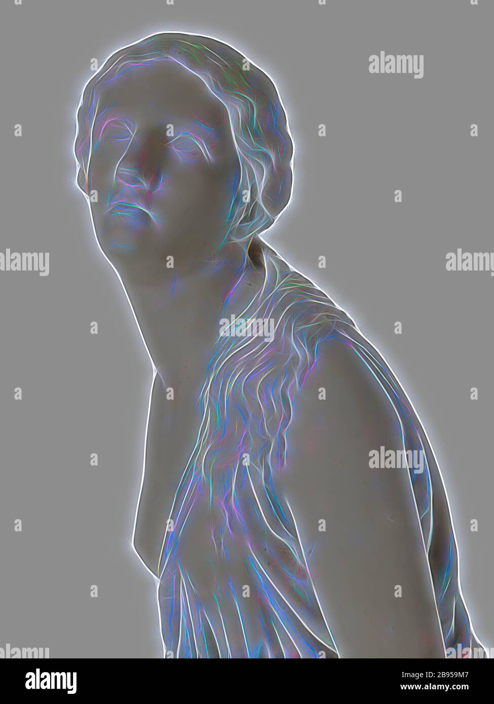 Ruth Gleaning, Randolph Rogers (American, 18251892), 1860, marble on