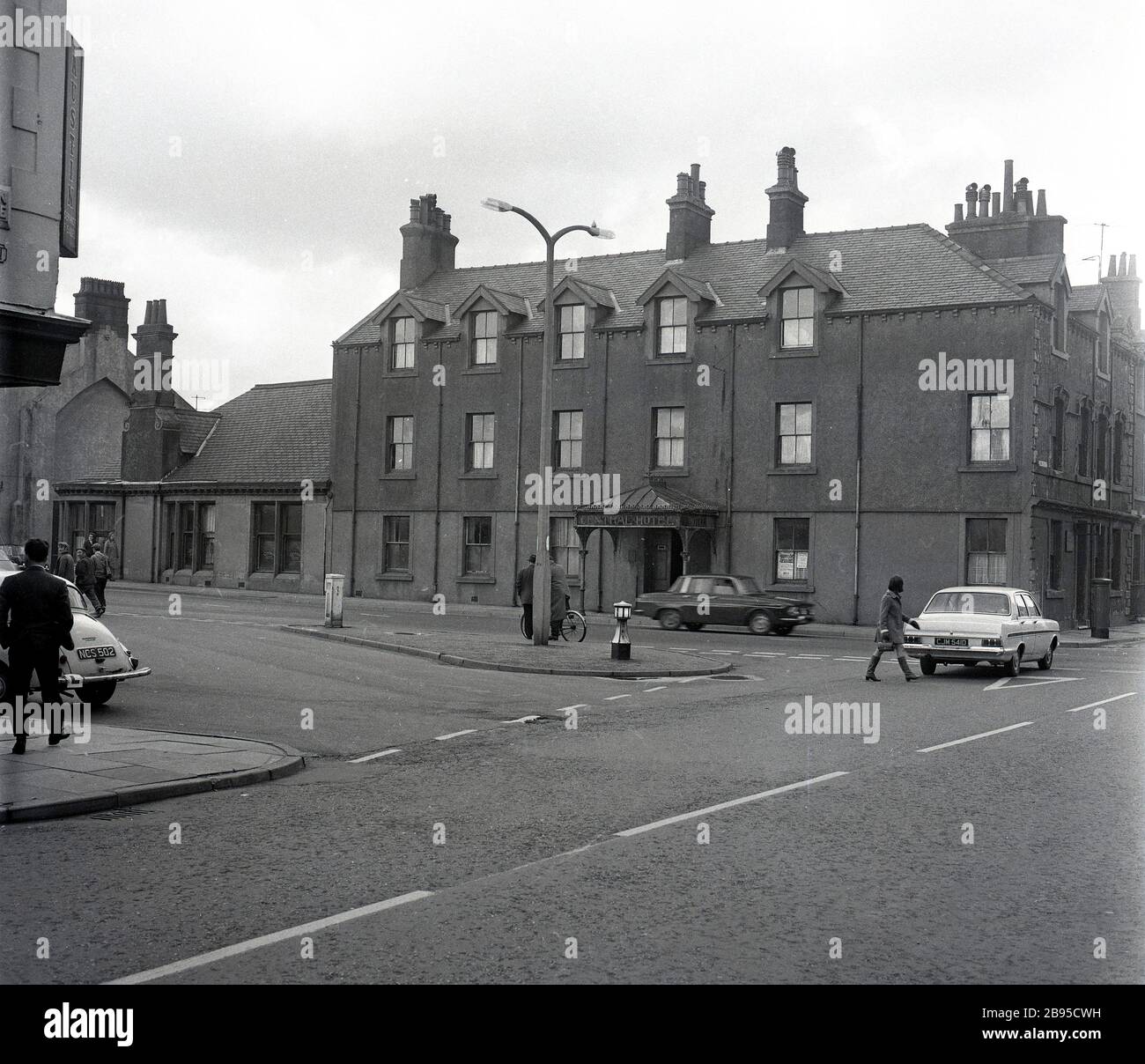 Central Square, Workington, Cumbria 1970 Stock Photo