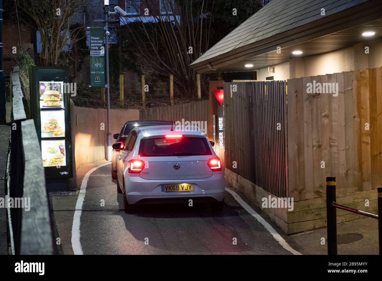 Last orders at McDonald's in the UK. As the deadline ...