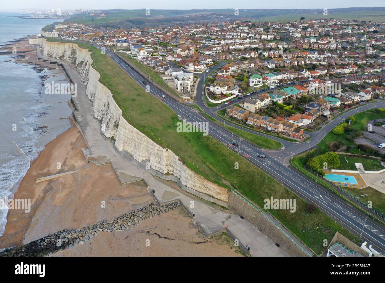 Saltdean on the East Sussex coast just outside Brighton Stock Photo - Alamy